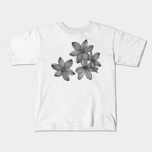 Drawn Floral Background Kids T-Shirt